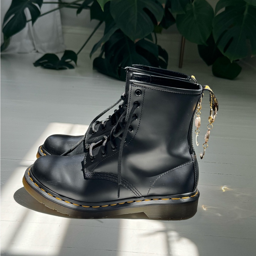 Dr. Martens Women’s 1460 Smooth Leather Lace Up Boots